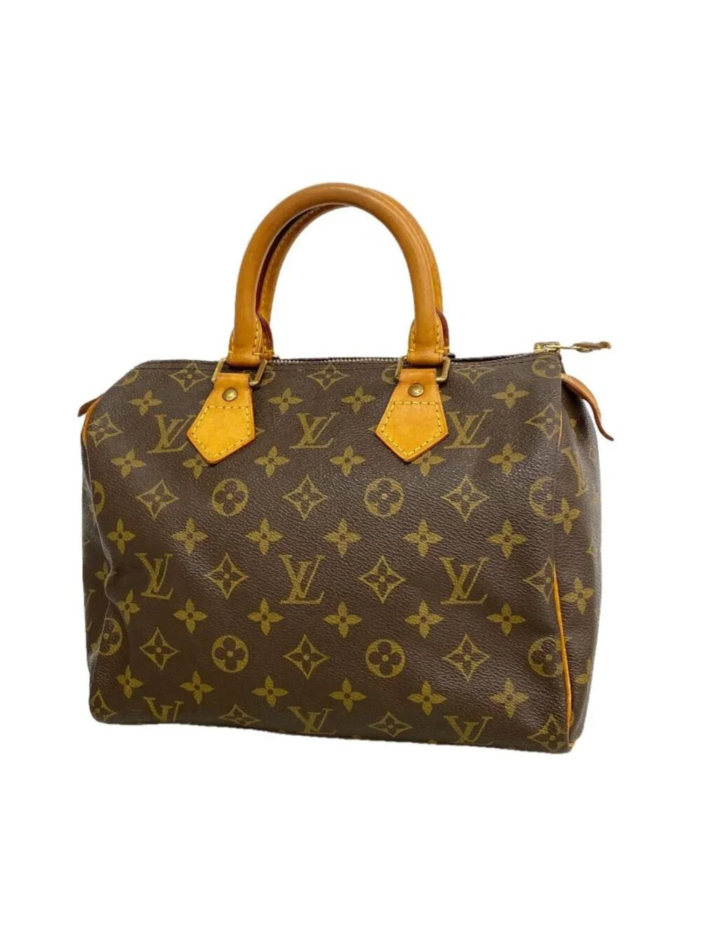 Louis Vuitton Monogram Speedy 25 Brown Handbag